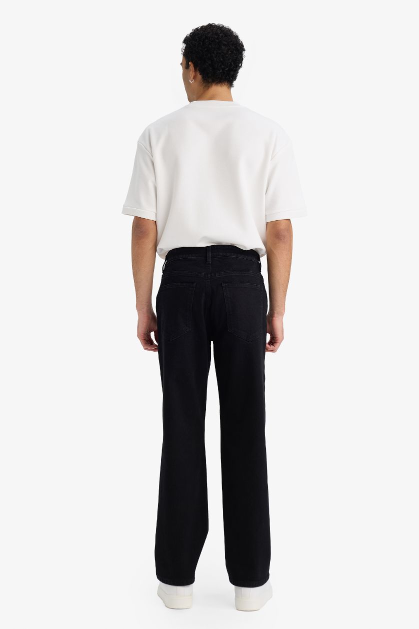 Erkek Siyah Diago Comfort Fit Jean Pantolon