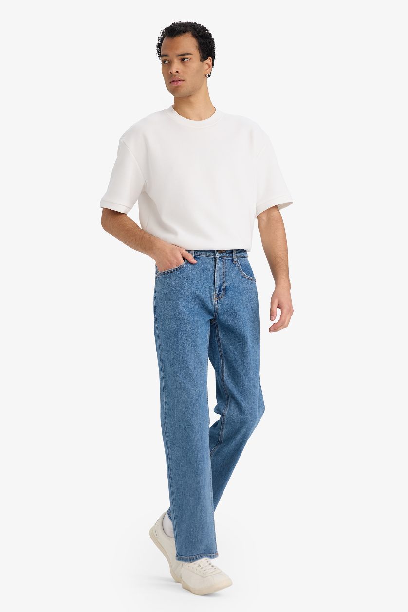 Erkek Mavi Diago Comfort Fit Jean Pantolon