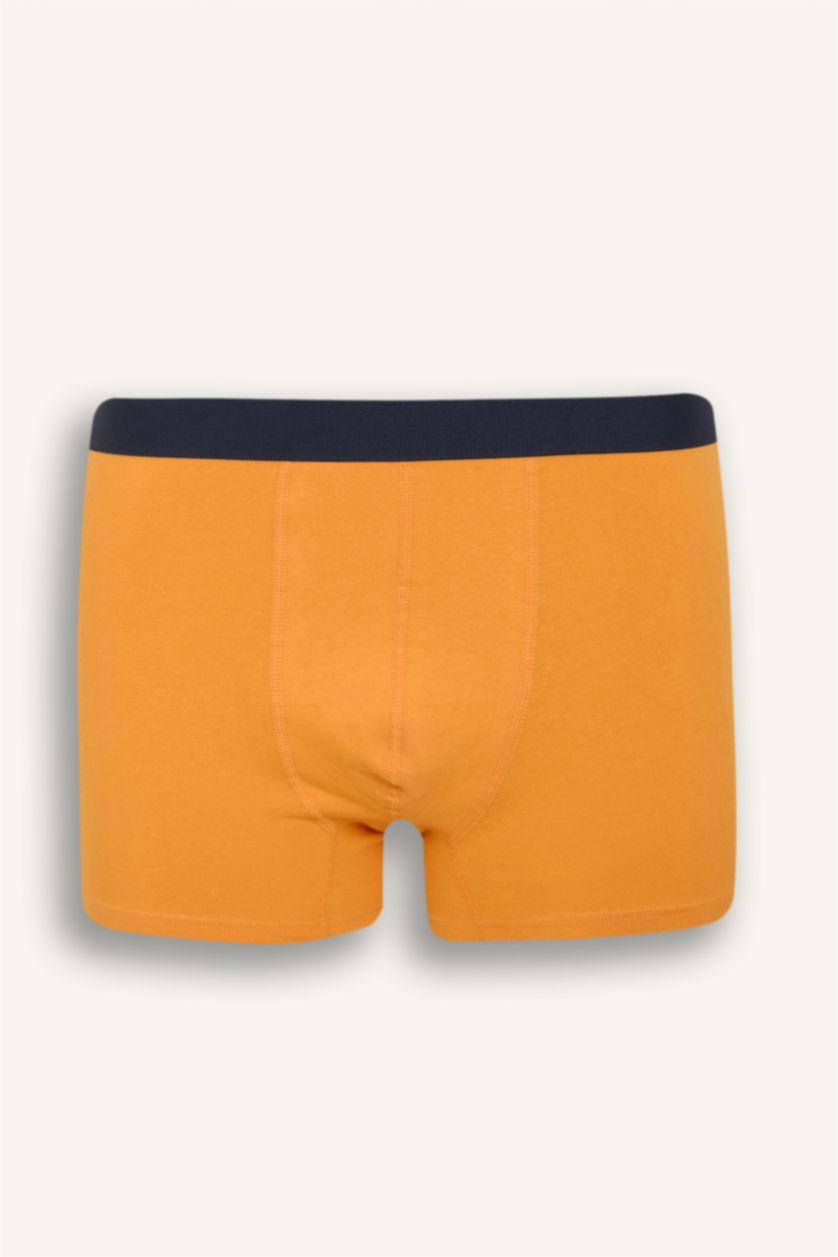 Erkek Lacivert Regular Fit Baskılı 3'lü Boxer