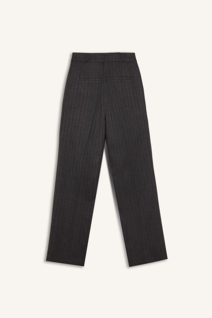 نساء أنثرا سروال قصة مستقيمة عادي