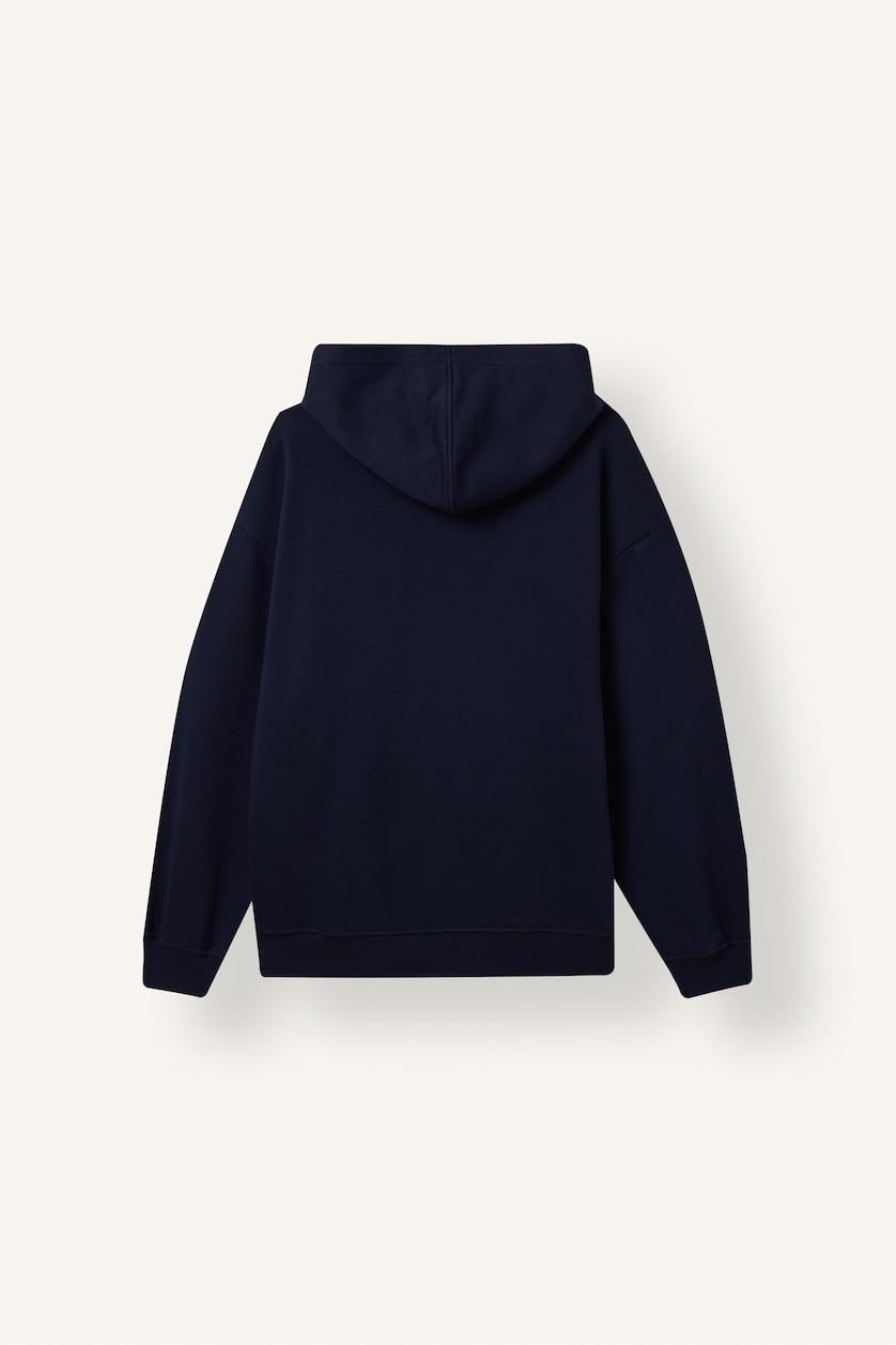 Women NAVY Relax Fit Thick Sweatshirt Fabric Sweatshirt