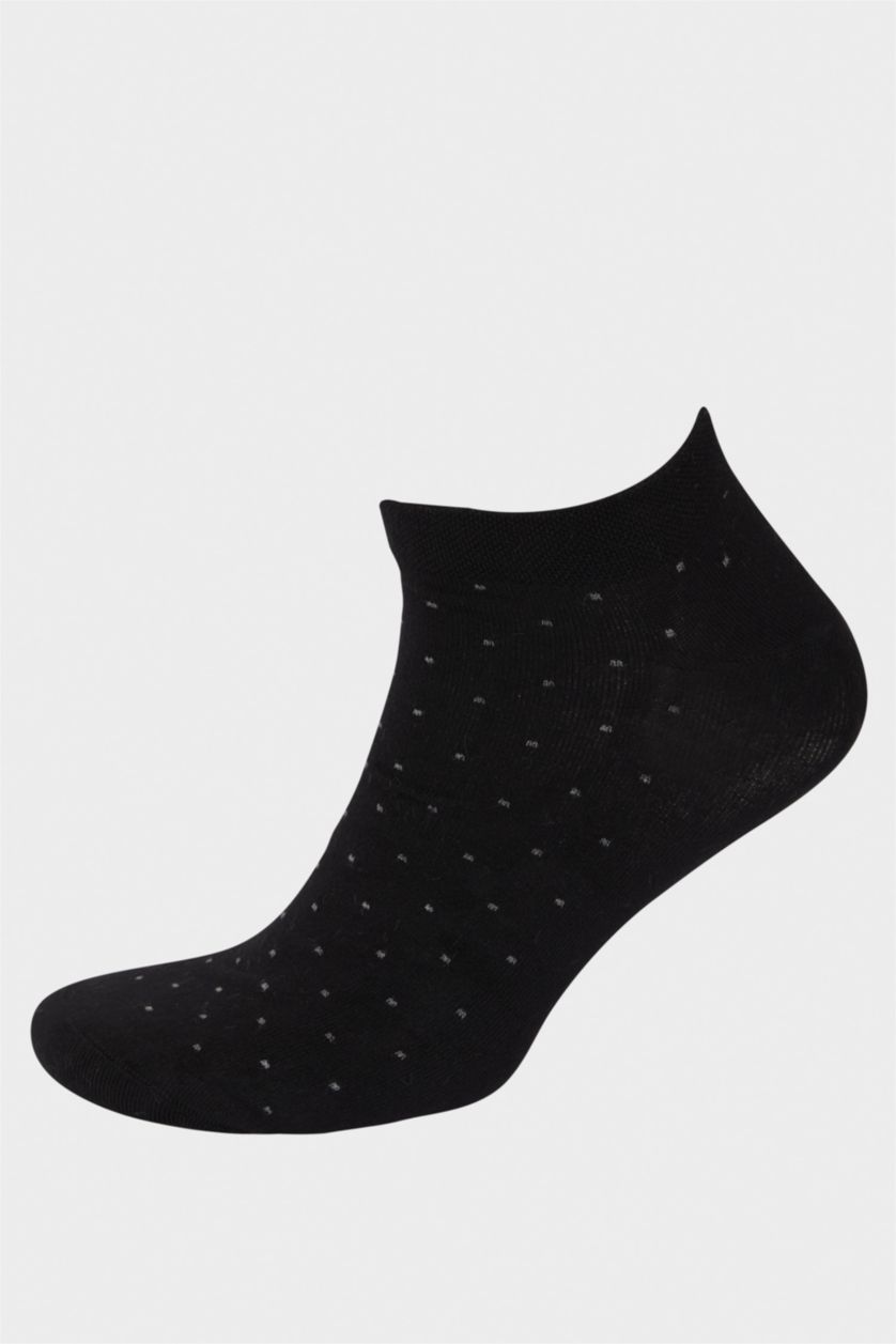 Мужчины Черный Мужские 3 пары бамбуковых низких носков без швов