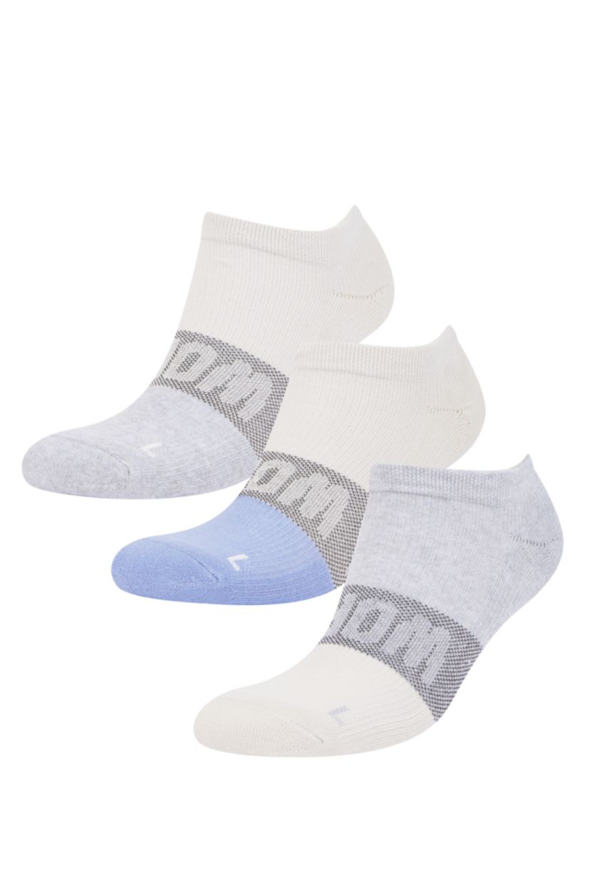 HOMME Karma Lot de 3 paires de chaussettes de sport courtes en coton pour homme