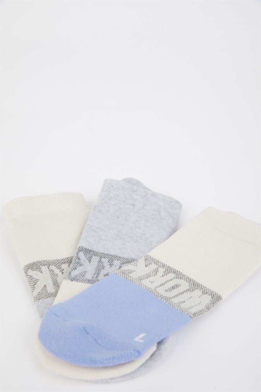 HOMME Karma Lot de 3 paires de chaussettes de sport courtes en coton pour homme