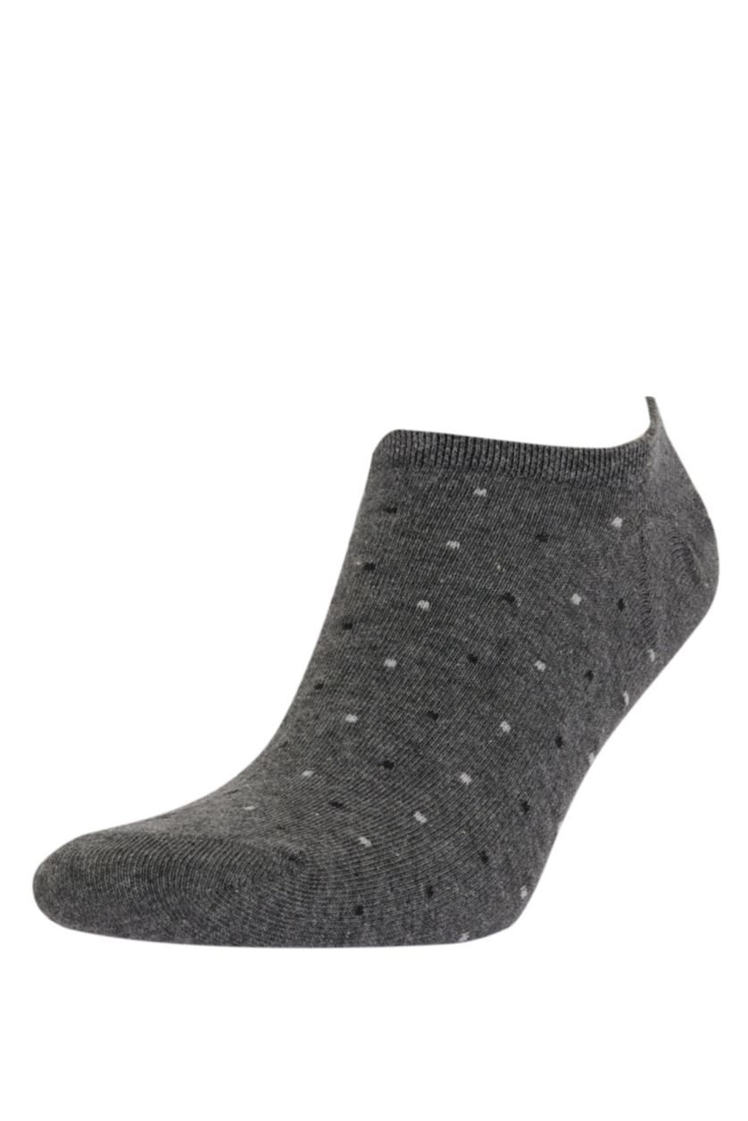 رجالي MIXED شرابات سنيكرز رجالي قطن مخطط - 3 قطع