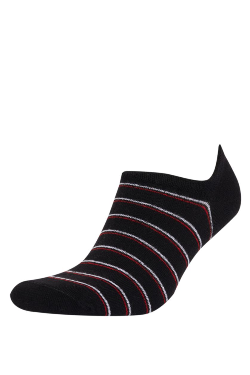 رجالي MIXED شرابات سنيكرز رجالي قطن مخطط - 3 قطع