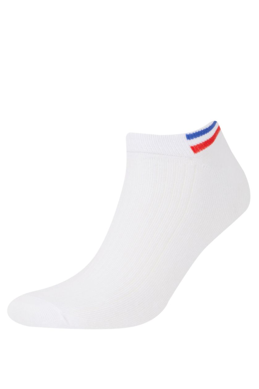 Erkek Karma Erkek 3'lü Pamuklu Patik Çorap