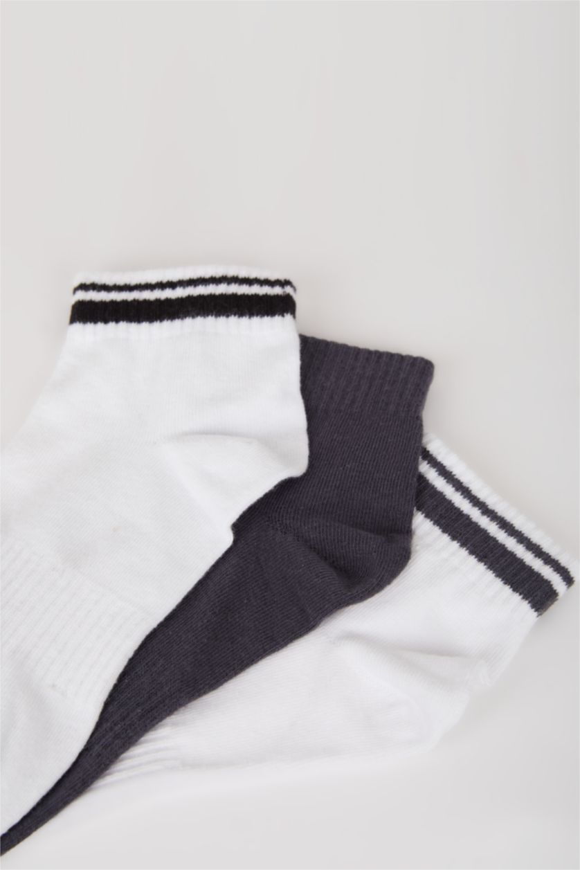 HOMME Karma Lot de 3 paires de chaussettes courtes en coton pour homme