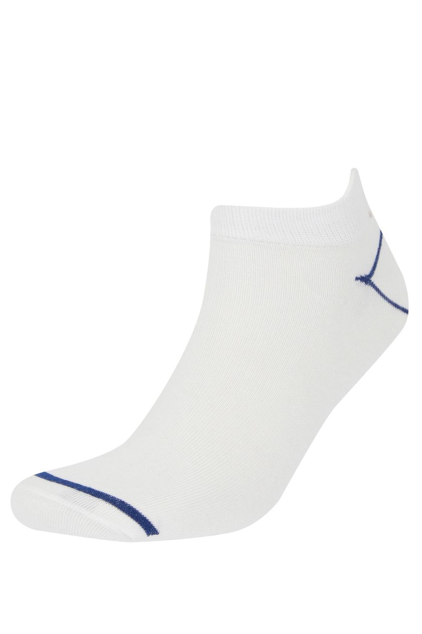 HOMME Blanc Lot de 5 paires de Chaussettes courtes en coton pour homme