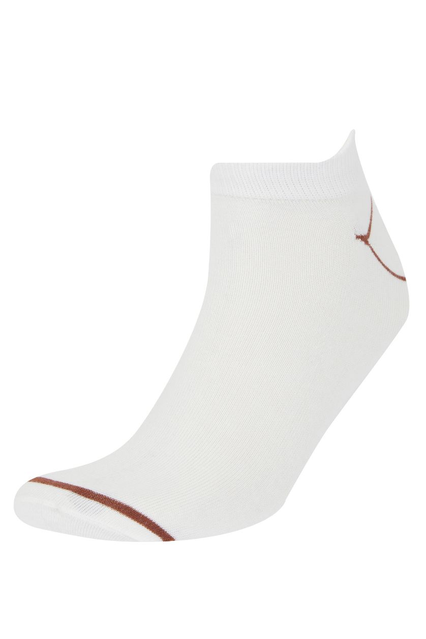 HOMME Blanc Lot de 5 paires de Chaussettes courtes en coton pour homme