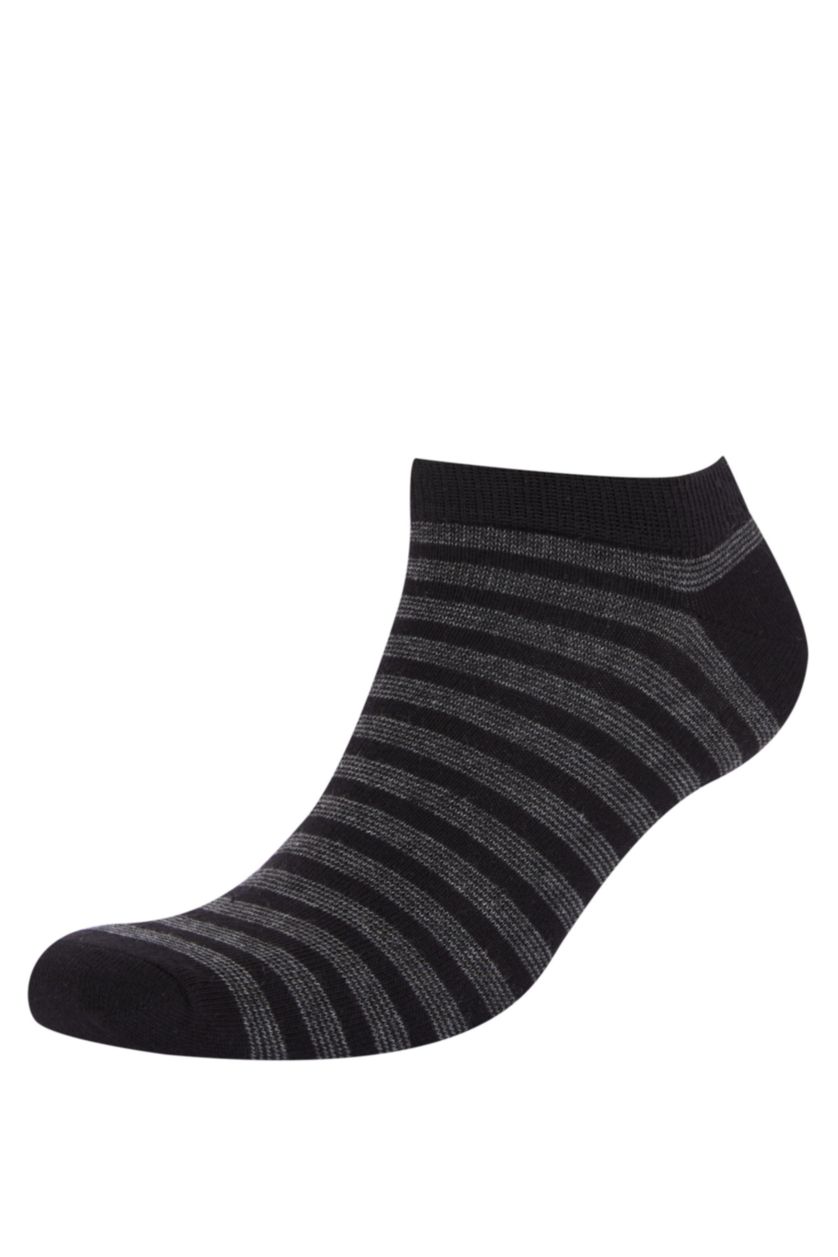 HOMME Noir Lot de 5 paires de chaussettes courtes en coton pour homme