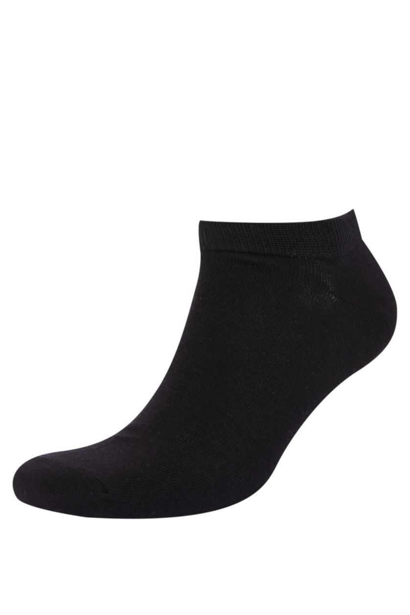 HOMME Noir Lot de 5 paires de chaussettes courtes en coton pour homme