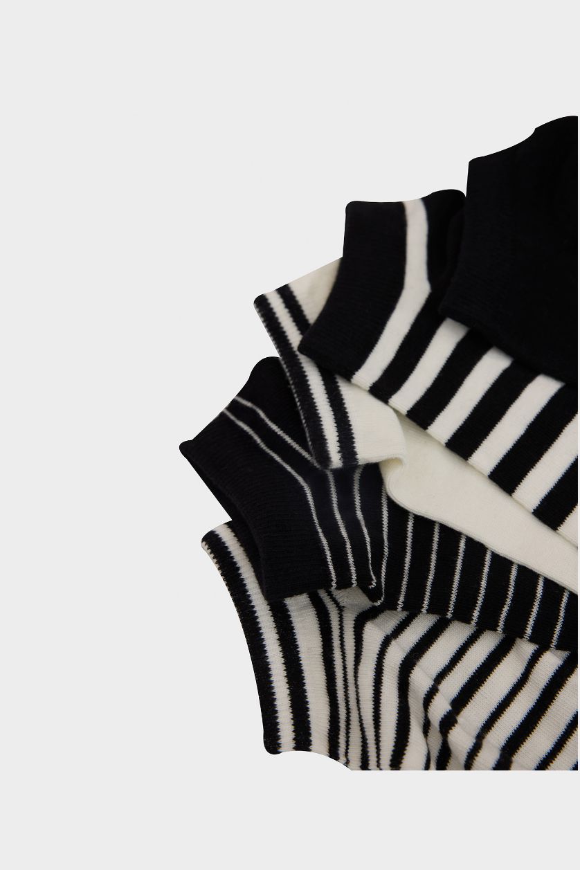 Erkek Karma Erkek 5'li Pamuklu Patik Çorap