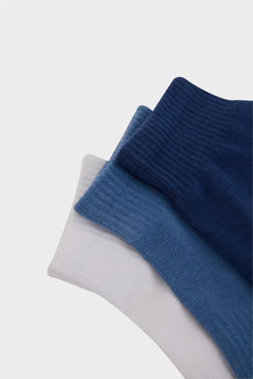 Erkek Karma Erkek 5'li Pamuklu Patik Çorap