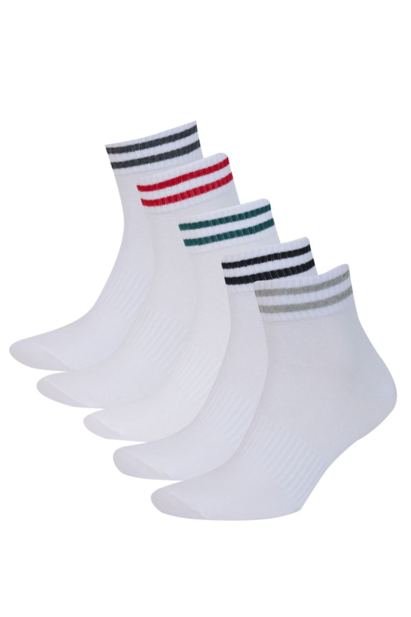 MAN White Man 5 Piece Short Socks