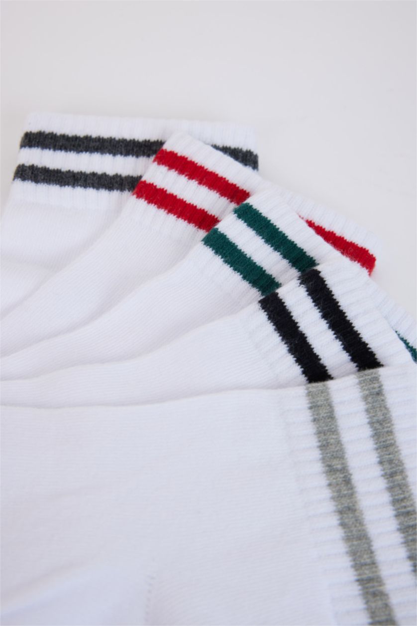 MAN White Man 5 Piece Short Socks