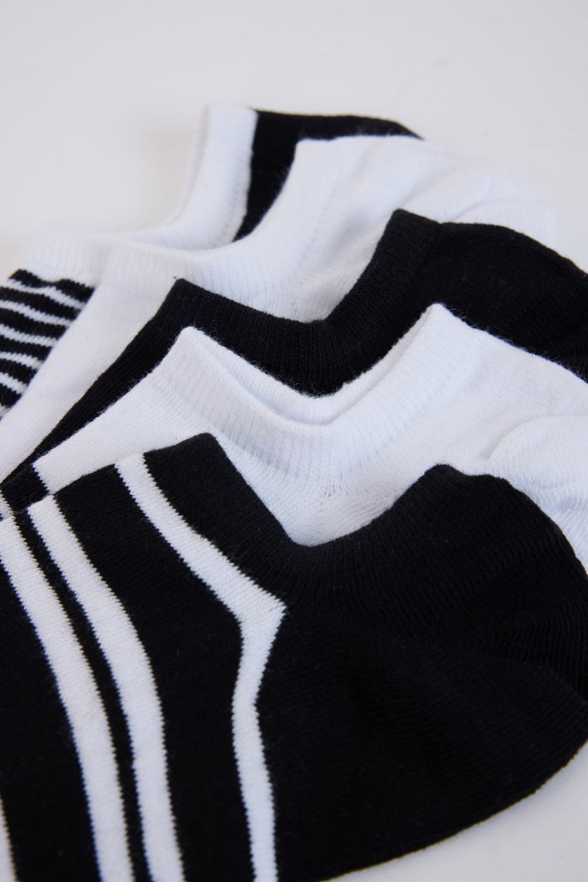 HOMME Karma Lot de 5 paires de Chaussettes sneaker en coton pour homme