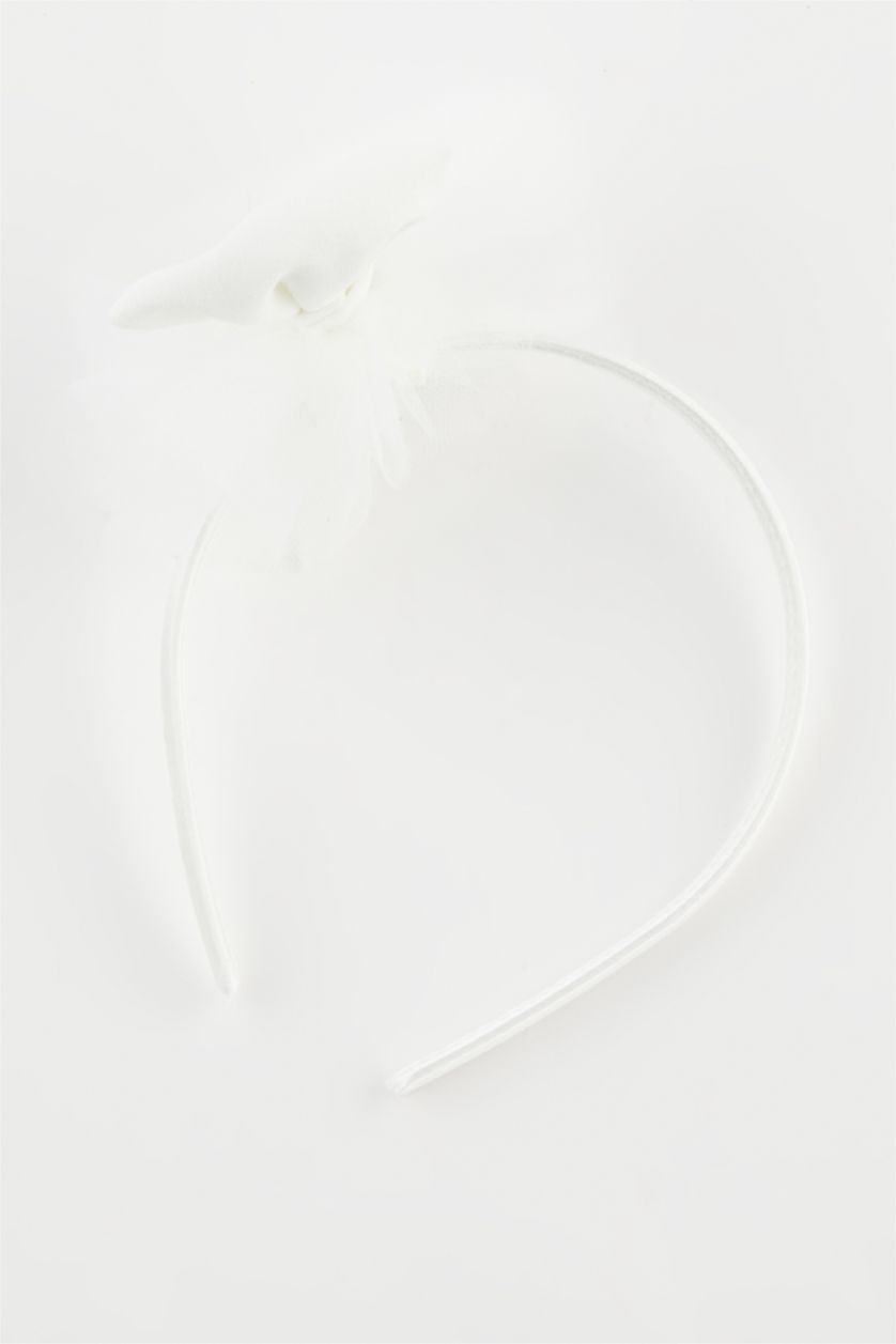 Kadın Beyaz Kadın Beyaz Kurdeleli Taç