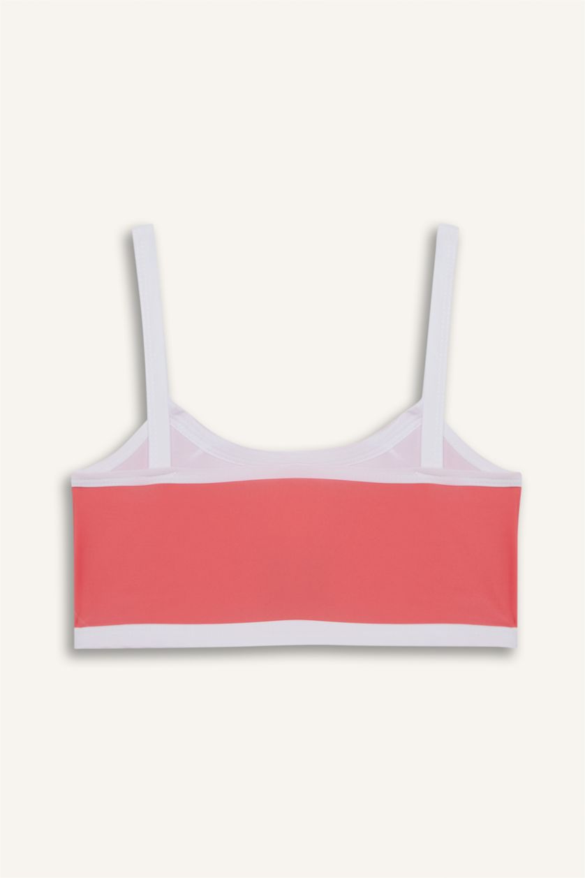 Kız Çocuk - Genç Kız Mercan Baskılı Bikini Takımı Kız Çocuk