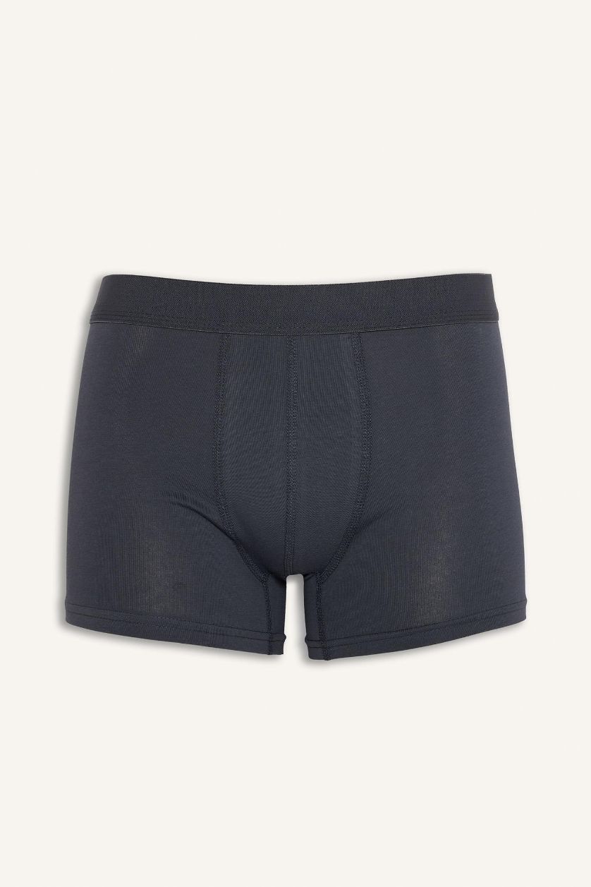 Erkek Mor Regular Fıt 3'lü Boxer