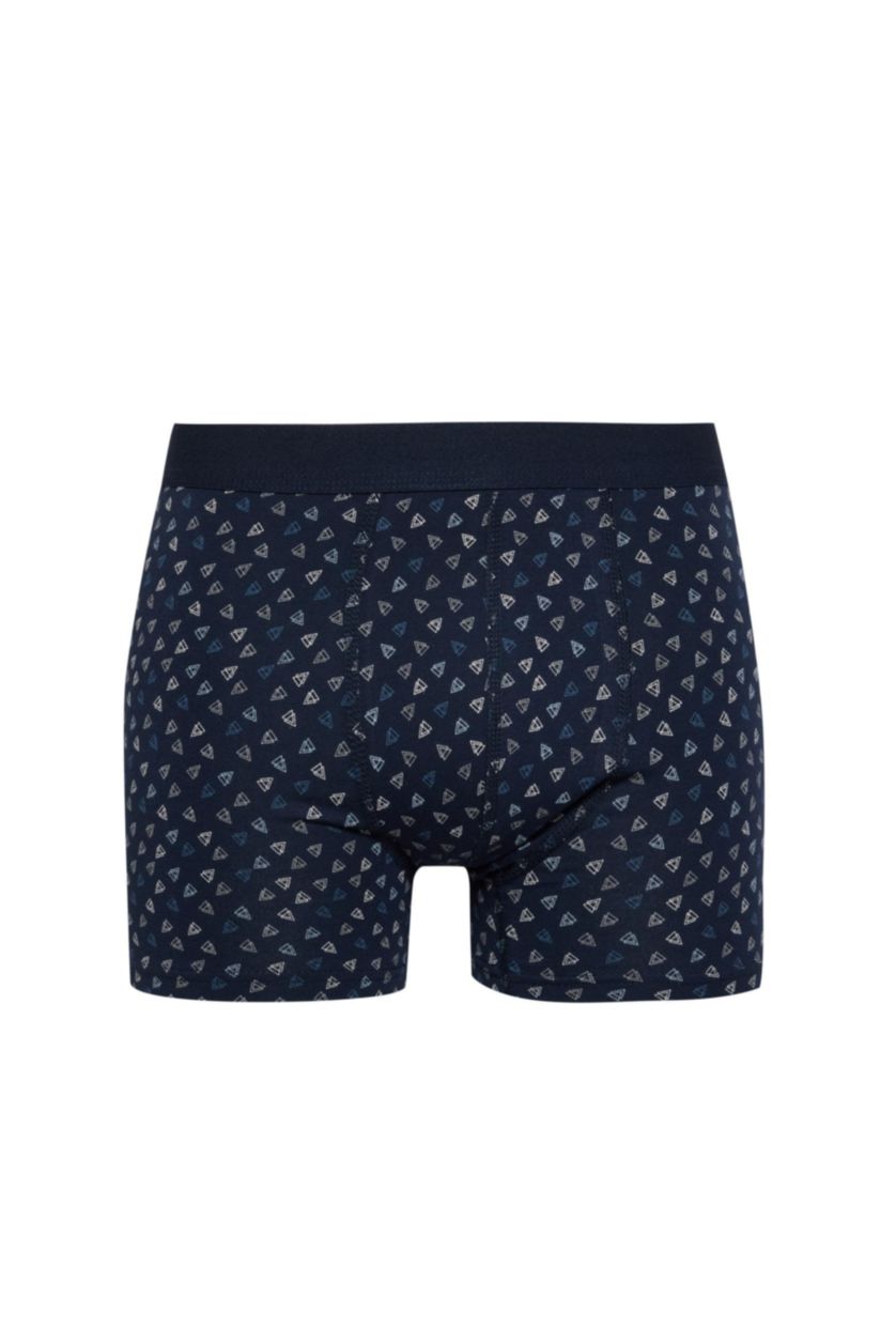 Erkek Lacivert Regular Fıt 3'lü Boxer