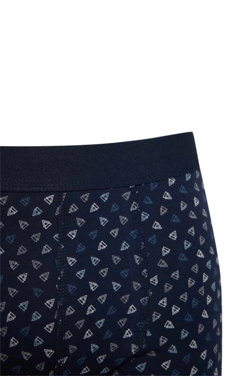 Erkek Lacivert Regular Fıt 3'lü Boxer