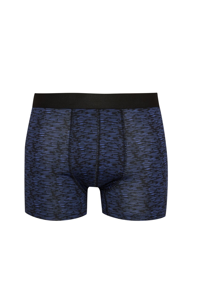 Erkek Siyah Regular Fıt 3'lü Boxer