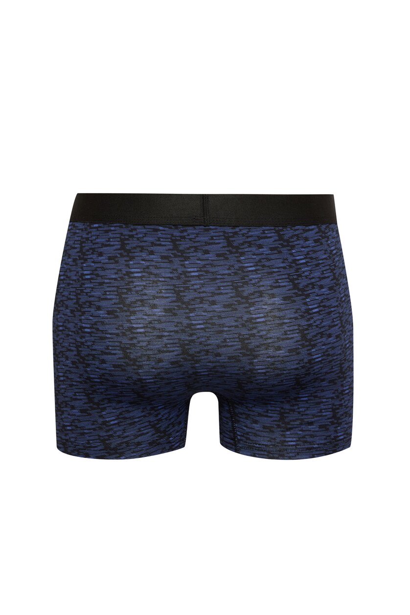 Erkek Siyah Regular Fıt 3'lü Boxer