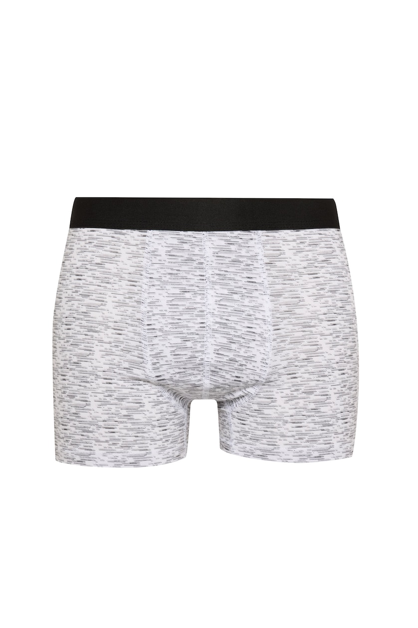 Erkek Siyah Regular Fıt 3'lü Boxer