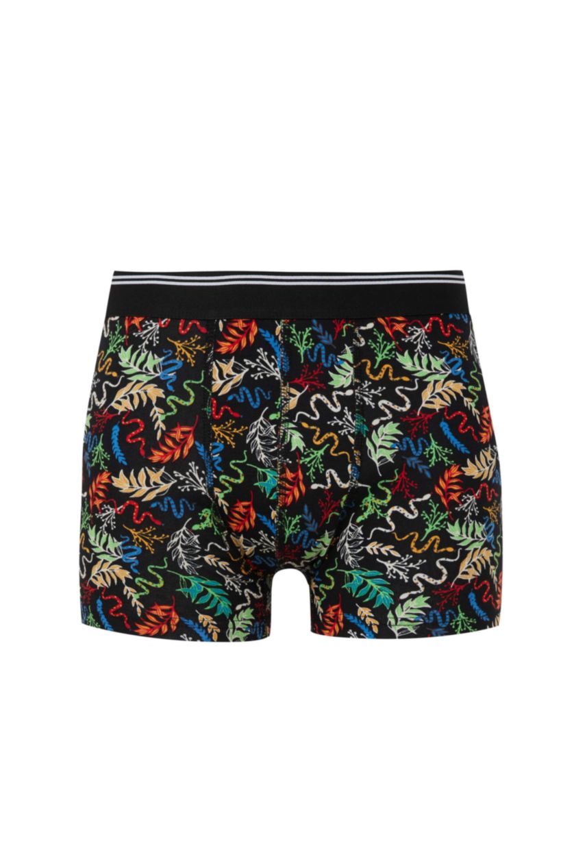 Erkek Siyah Regular Fıt 3'lü Boxer