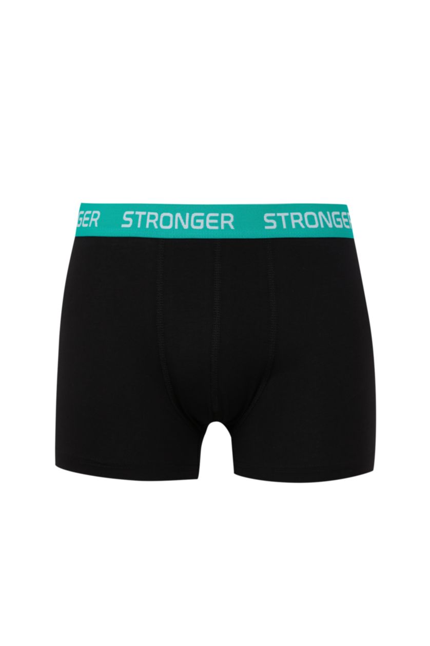 Erkek Siyah Erkek 3'lü Boxer