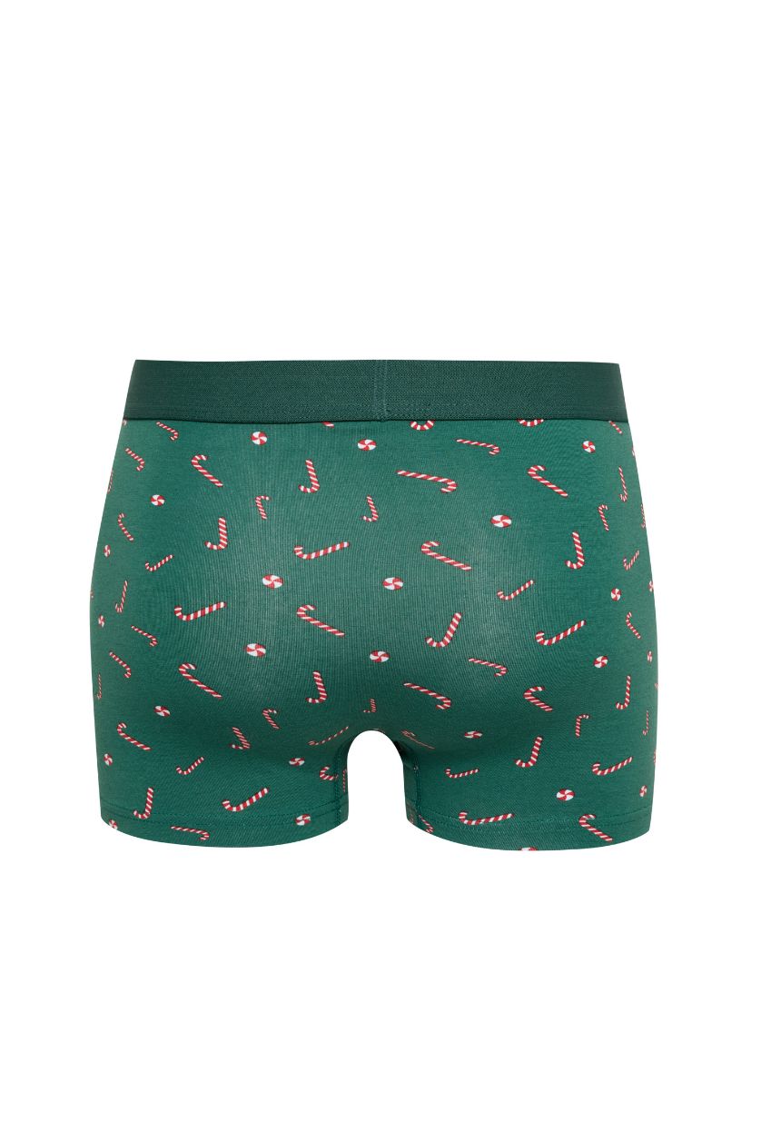 Man Green Man Christmas Themed Boxer