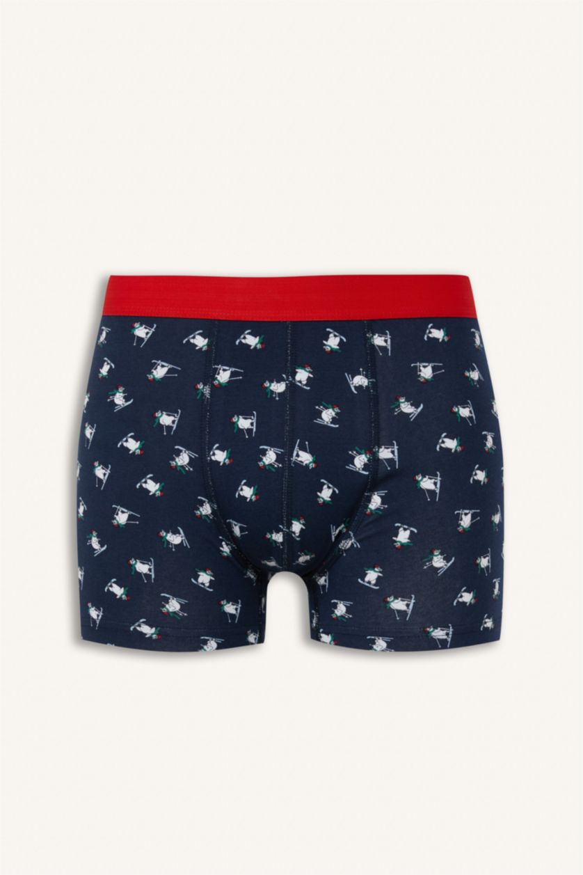Man NAVY Man Christmas Themed Boxer