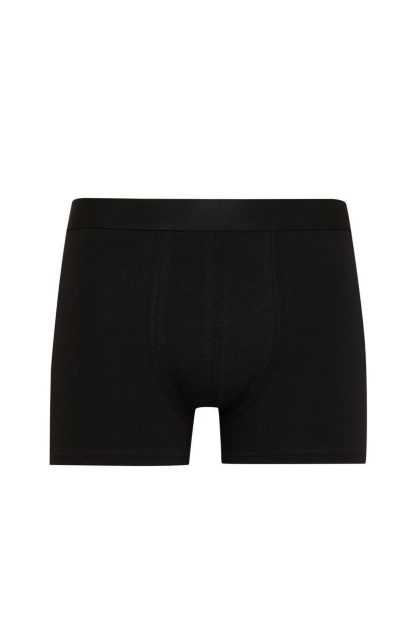 Erkek Siyah Regular Fit 3'lü Boxer
