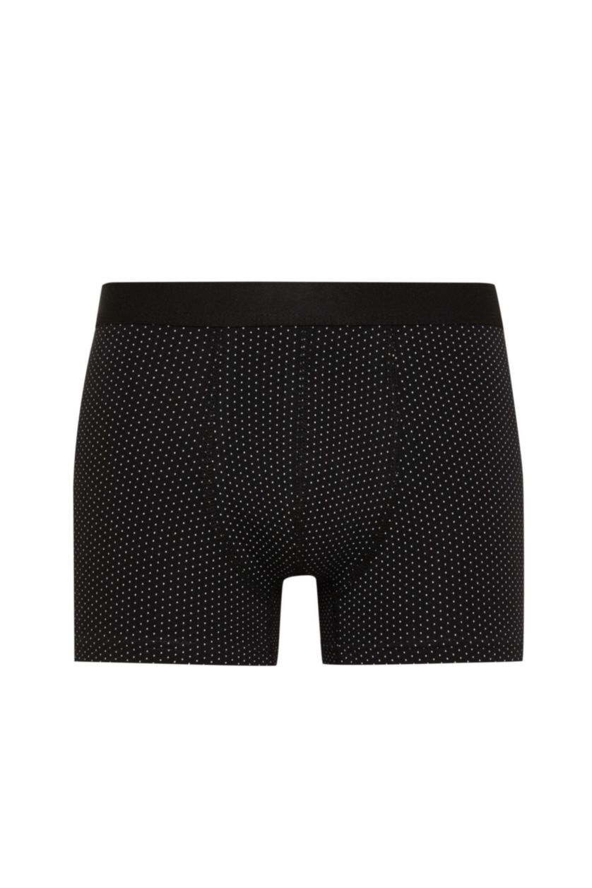 Erkek Siyah Regular Fit 3'lü Boxer