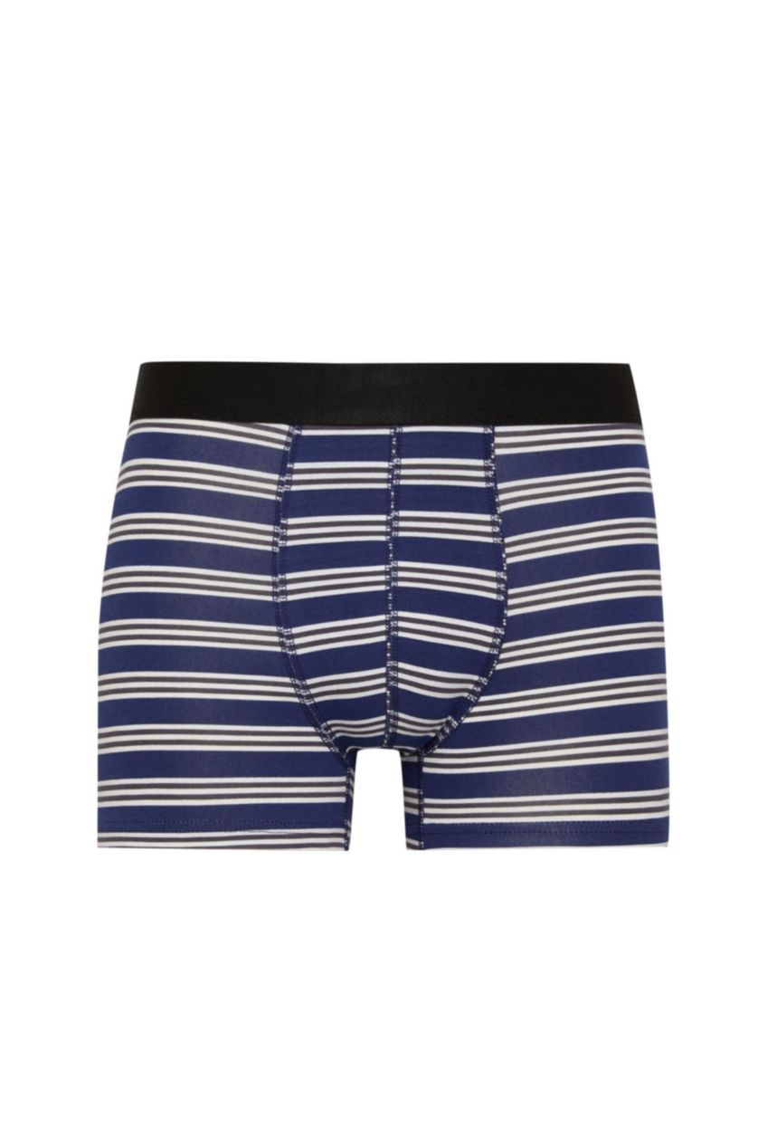 Erkek Gri Melanj Regular Fit 3'lü Boxer