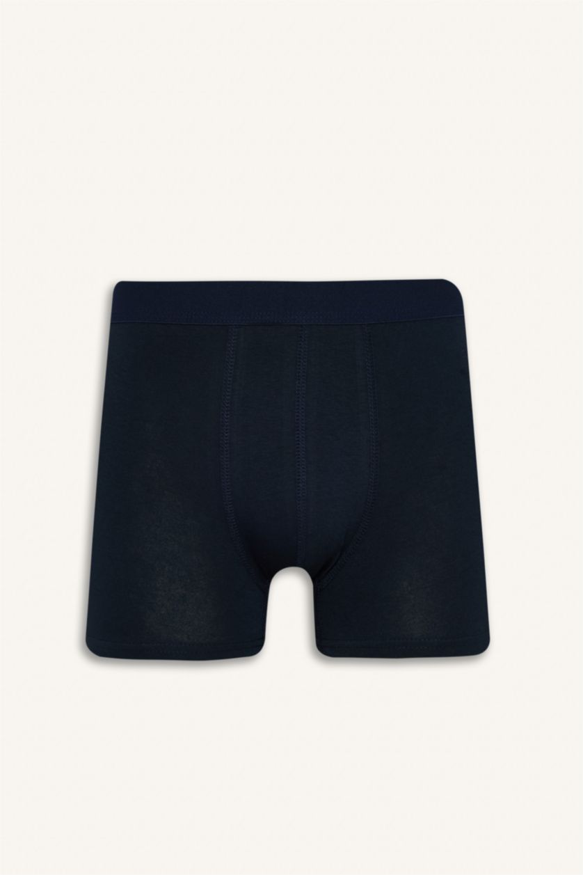 Men NAVY Regular Fit Striped 3 Piece Boxers