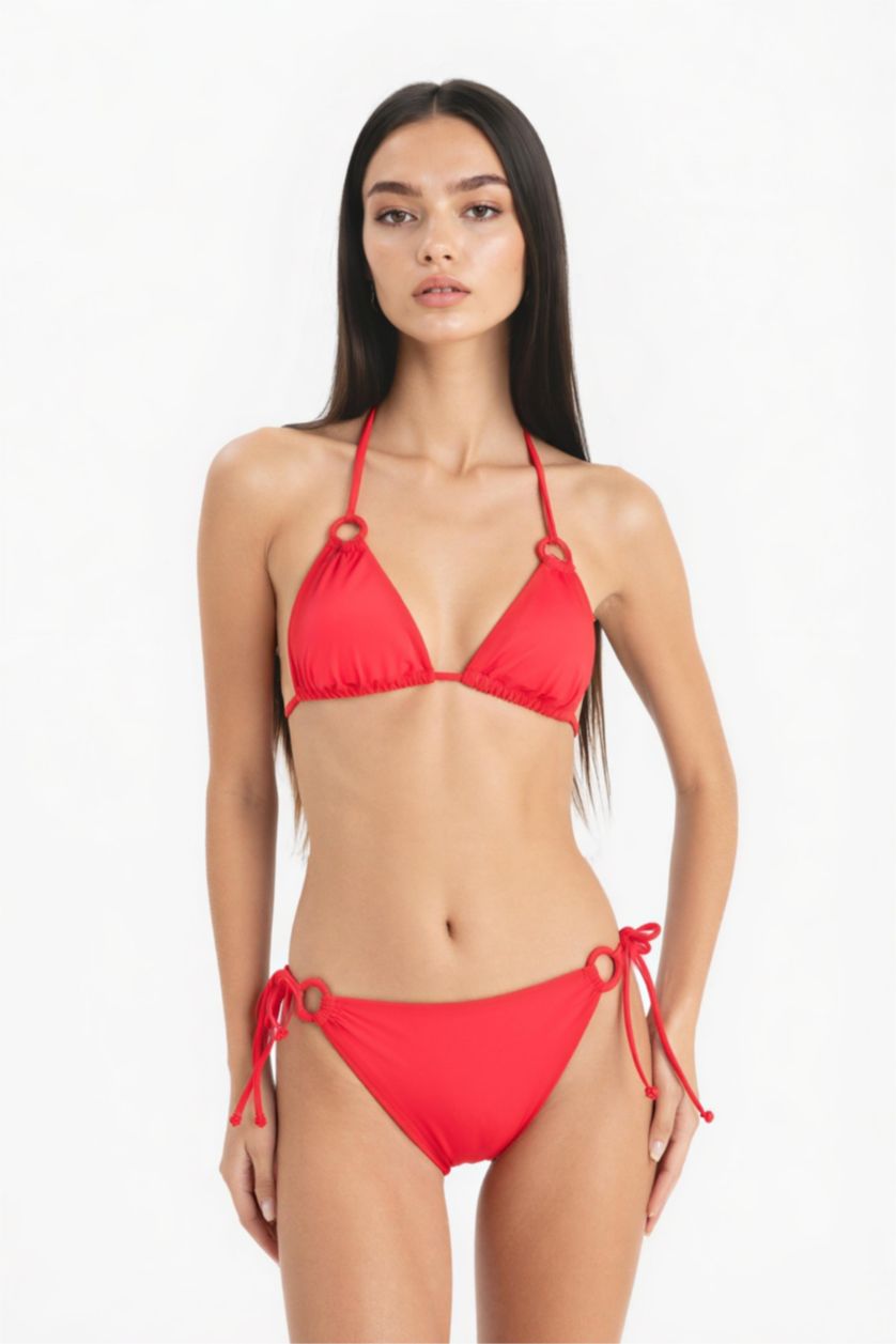 Kadın Kırmızı Bikini Alt