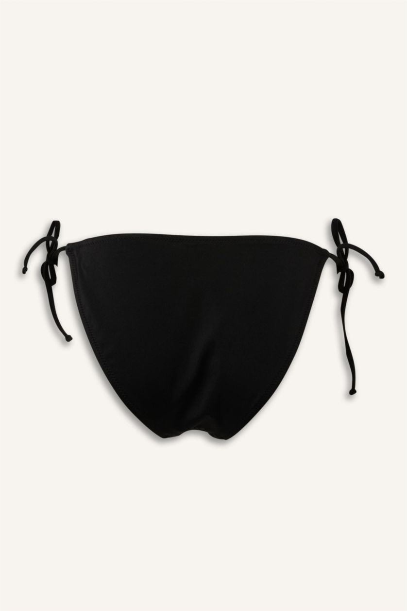 Women Black Regular Fit Bikini Bottom