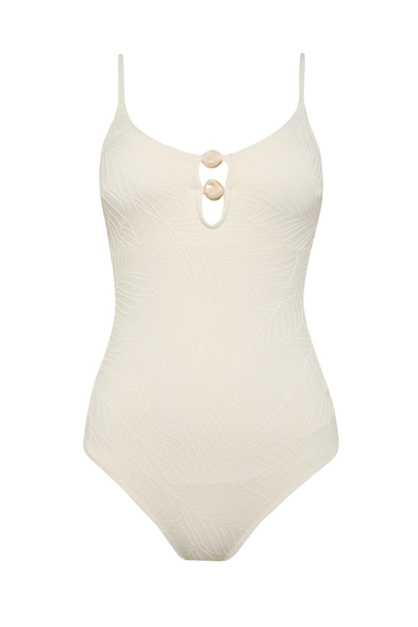 Woman Ecru Fall in Love Regular Fit Swimsuit