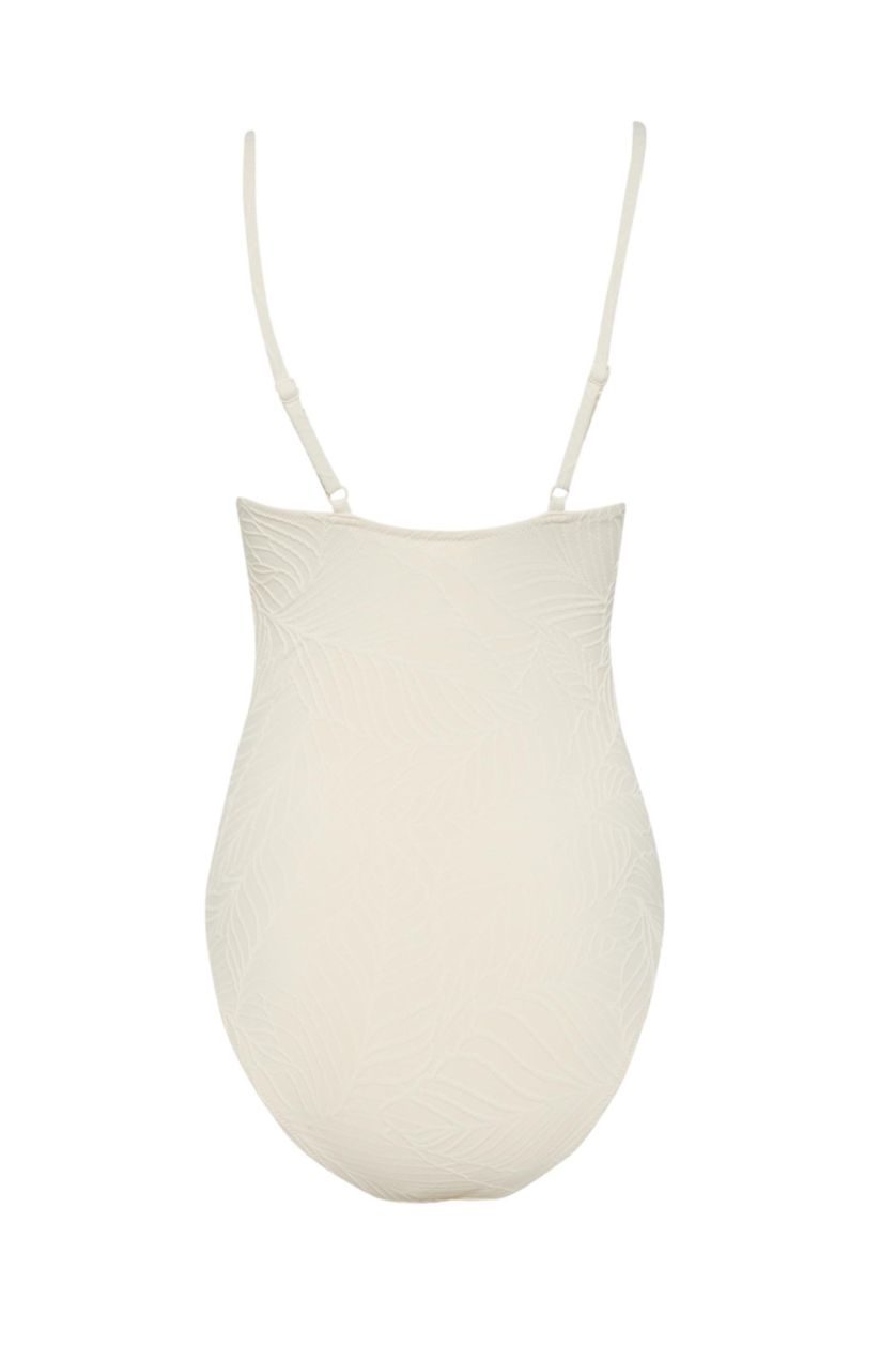 Woman Ecru Fall in Love Regular Fit Swimsuit