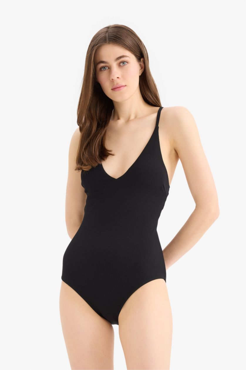 Kadın Siyah Regular Fit Pike Mayo