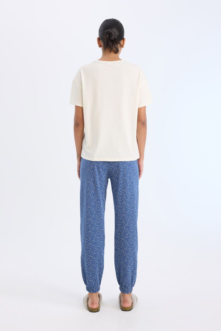 WOMAN Indigo Fall in Love Regular Fit Short Sleeve 2 Piece Set