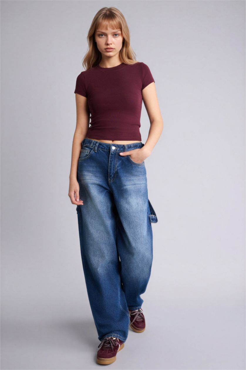 WOMAN Bordeaux Woman Short Sleeve T-Shirt