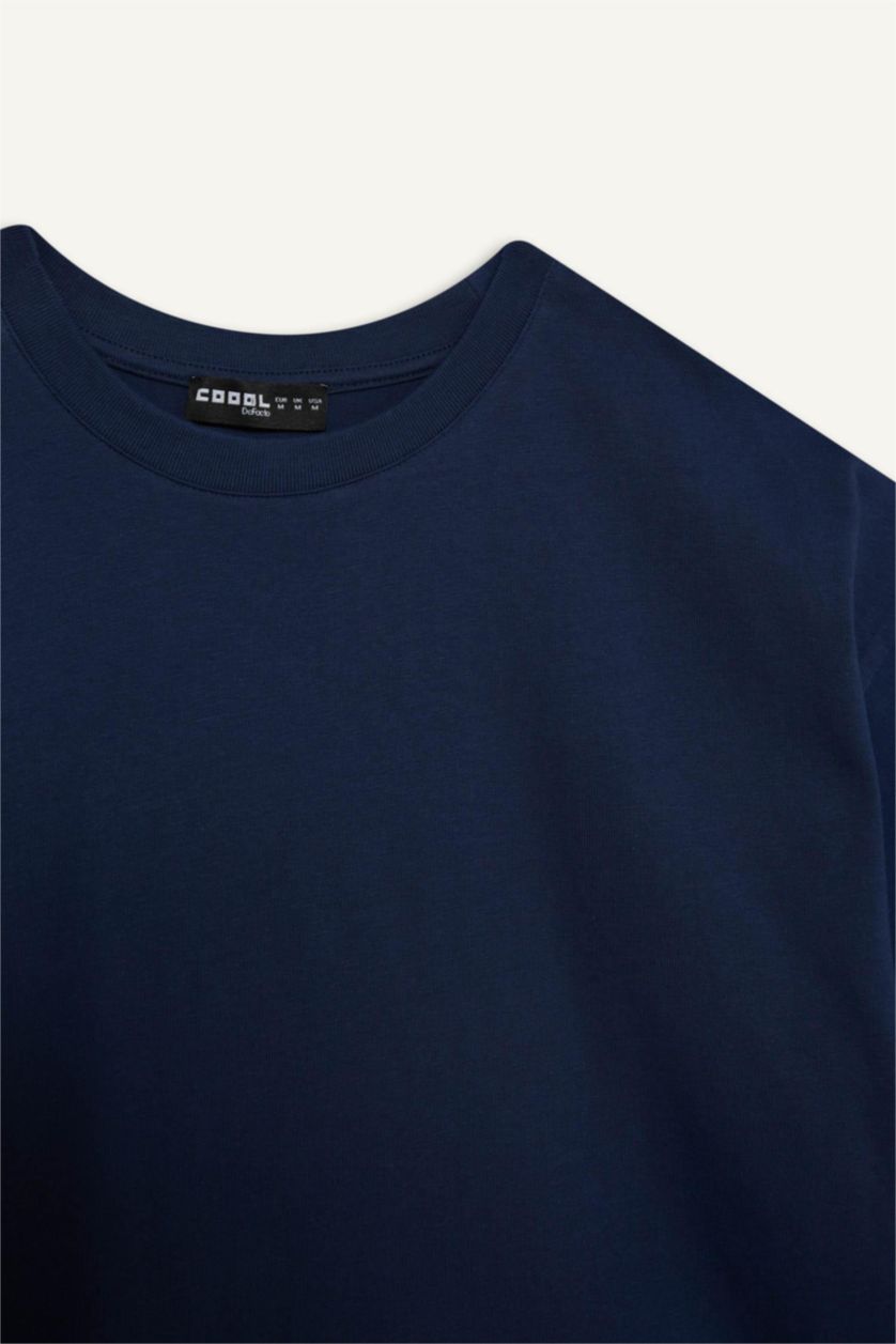 Woman NAVY Loose Fit Short Sleeve T-Shirt