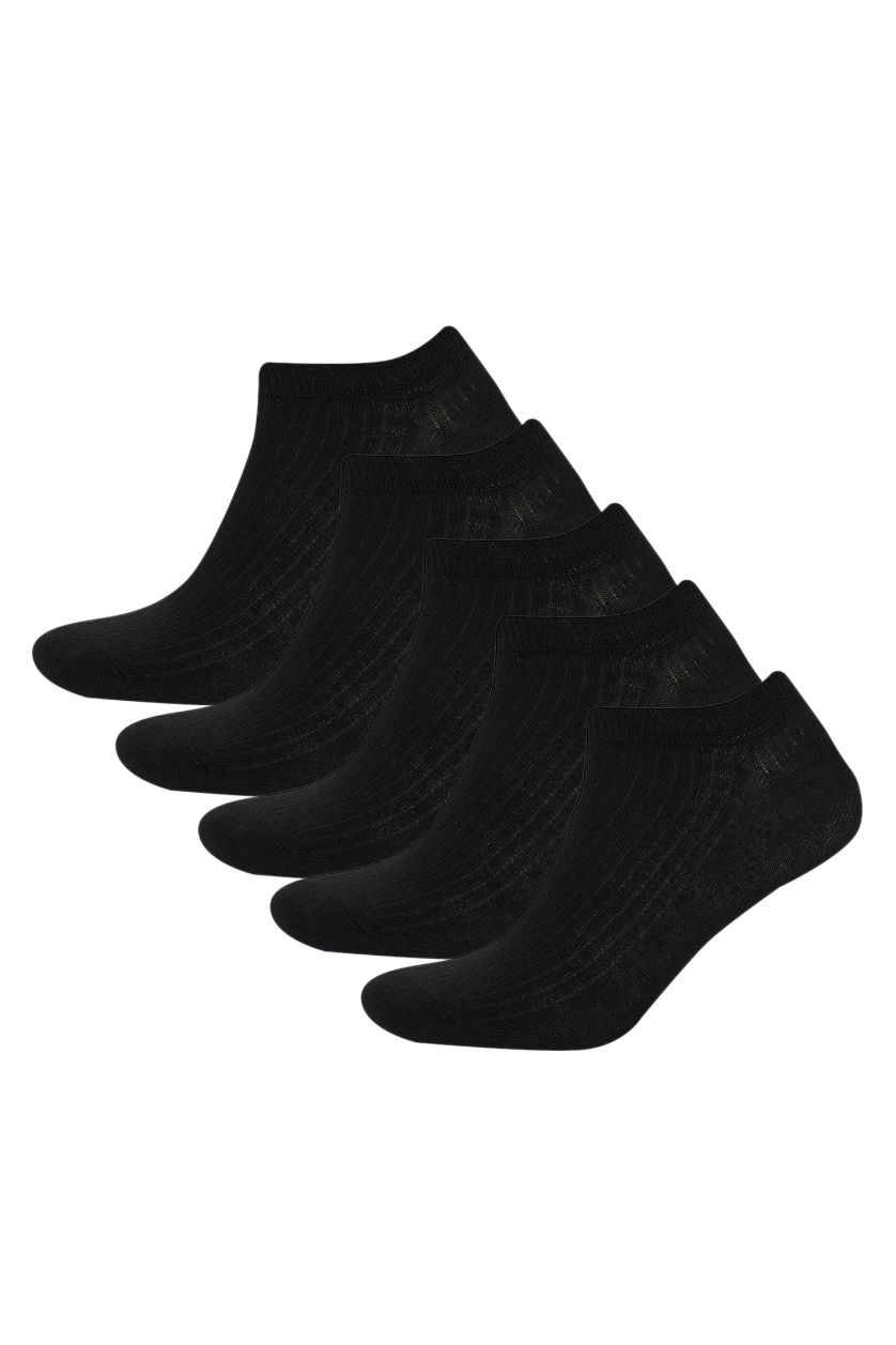 MAN Black Man 5 Piece Short Socks