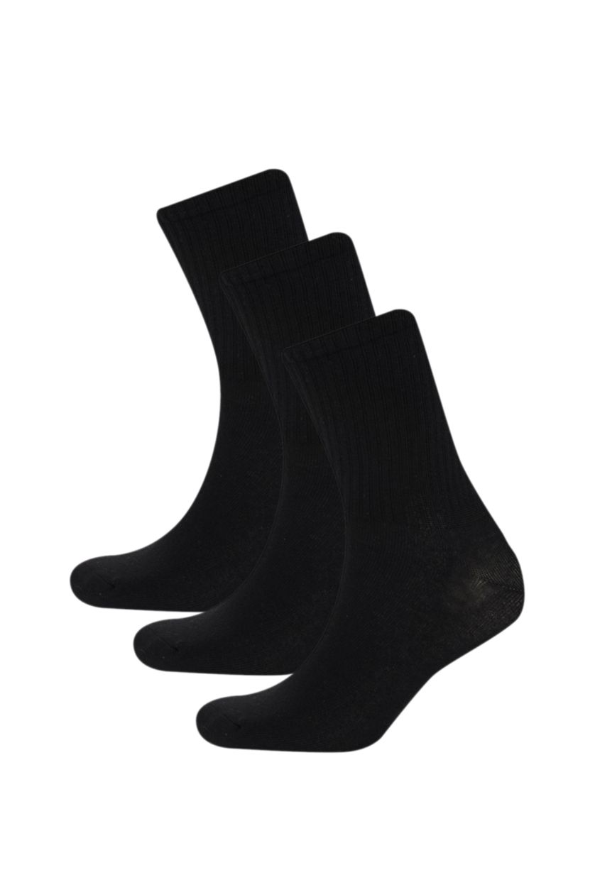 HOMME Noir 3 piece Cotton Long sock