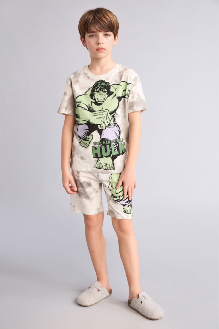 Erkek Çocuk - Genç Erkek Ekru Marvel 2'Li Takım Erkek Çocuk