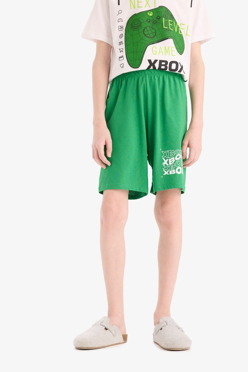 GARÇONS Blanc Ensemble Pyjama imprimé Xbox T-shirt et Short pour garçon