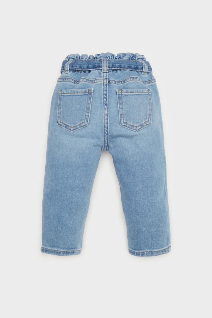 طفلة صغيرة أزرق فاتح بنطرون بناتي بيبرباج